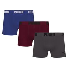 Kit 3 Cuecas Puma Boxer Sem Costura Masculina