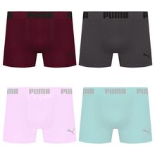 Kit 4 Cuecas Puma Boxer Sem Costura Masculina