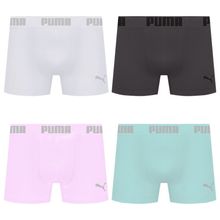 Kit 4 Cuecas Puma Boxer Sem Costura Masculina