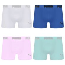 Kit 4 Cuecas Puma Boxer Sem Costura Masculina