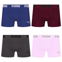 Kit 4 Cuecas Puma Boxer Sem Costura Masculina