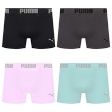 Kit 4 Cuecas Puma Boxer Sem Costura Masculina