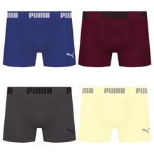 Kit 4 Cuecas Puma Boxer Sem Costura Masculina