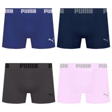 Kit 4 Cuecas Puma Boxer Sem Costura Masculina
