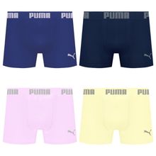 Kit 4 Cuecas Puma Boxer Sem Costura Masculina
