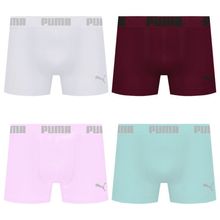 Kit 4 Cuecas Puma Boxer Sem Costura Masculina