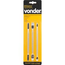 Jogo de Espatulas para Eletrônicos com 3 peças Vonder