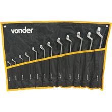 Jogo Chave Estrela 6-32mm Cromo Cromada 12 pçs Vonder