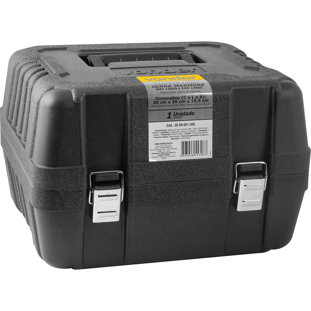 Encontraproduto.com.br - Maleta Para Serra Mármore Smv 1300 E Smv 1400 Vonder