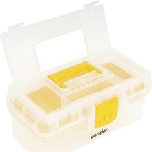 Caixa Plástica Ferramentas Baú 300x160x140mm Bandej Vonder