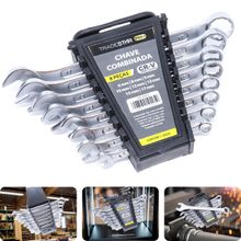 Jogo Chave Combinada 6 - 17 mm 8 Peças CR-V Tradestar