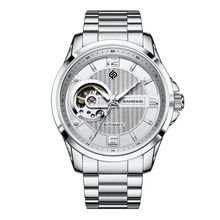 Relógio De Pulso Mecânicos Masculinos Marca Superior Luxo Automático Prata