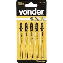 Lamina Serra Tico-tico Aço Rápido Vd 127d 8dpp Encaixe T Par