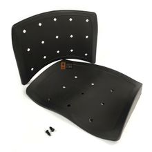 Assento/Encosto em Plastico Preto Ergoplax Iso Polipropileno