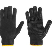 Luva Malha 3 Fios Lmv 3 Preta Pigmentada Com 06 Pares Vonder