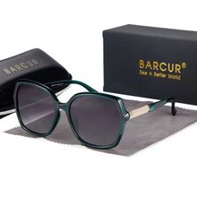 Óculos Polarizados Gradiente Fashion Borboleta Proteção Uv400 Verde Gradient