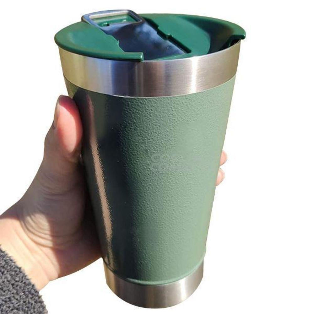 Copo Térmico Abridor 473ml Verde