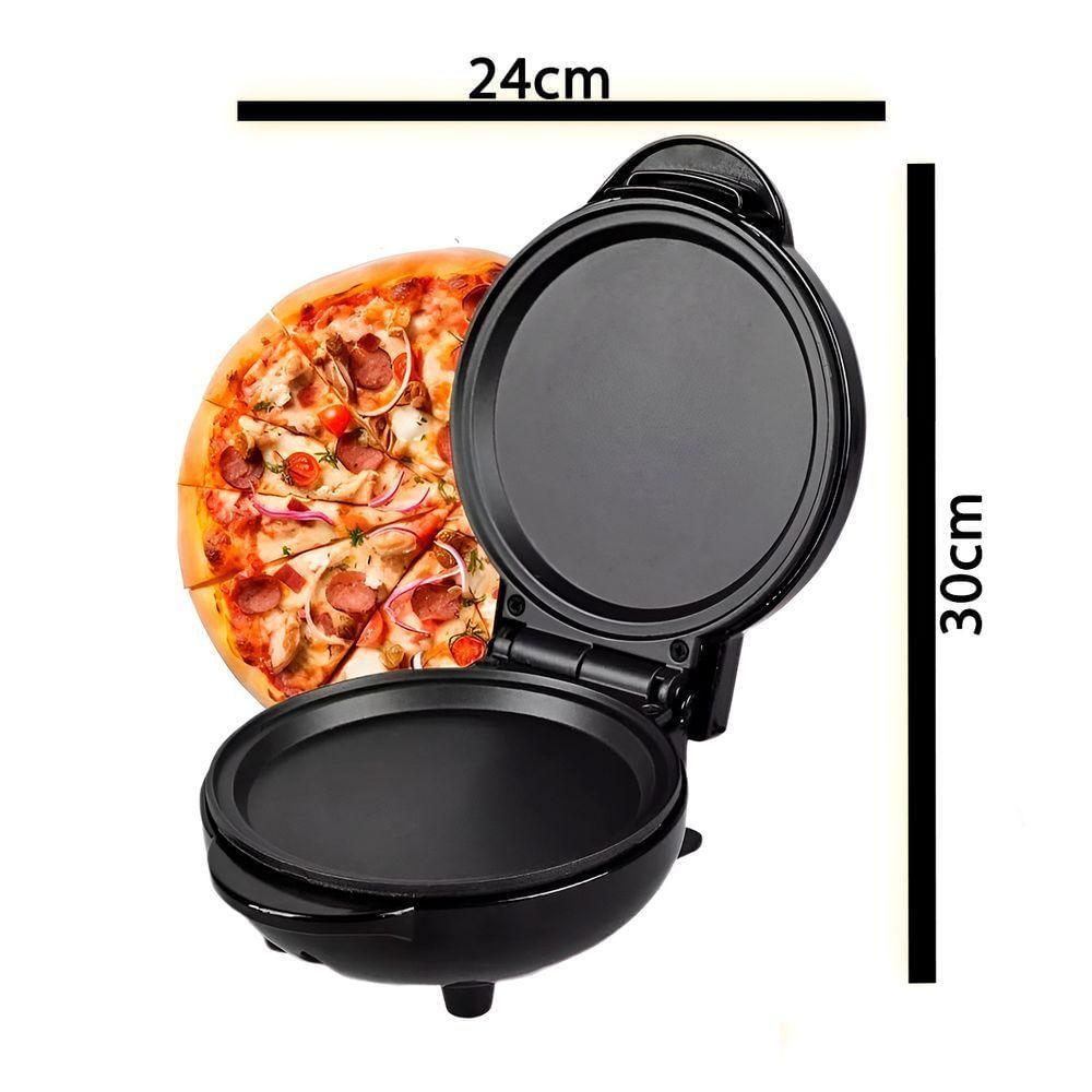 Máquina Mini Forno Elétrico Redondo Pizza Ovo Torta 220V