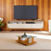 Conjunto Selene C/ Mesa De Centro Frizz Cinamomo/off-white