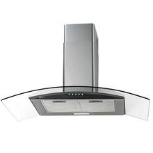 Coifa de Parede Fit 90 Cm Com Vidro Fischer Preto 220V