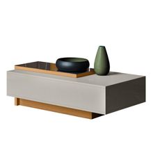 Mesa De Centro Milão - Mdp Espelho Opcional Off White-jequitiba - Lukaliam Móveis Off White-jequitiba