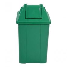 Cesto Quadrado Com Tampa Vai-vem 100 Litros