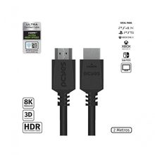 Cabo Hdmi Ultra 2.1 28awg Puro Cobre 8k 1080- 144hz 2 Metros - Phm8k-2