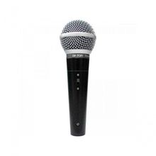 Microfone De Mão Leson Ls50 Dinâmico Preto