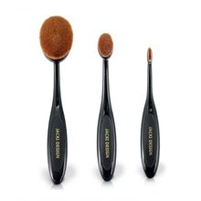 Kit De Pincéis Escova Com 3 Peças Jacki Design