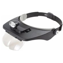 Lupa Cabeça Com Luz Para Costura Lupa Com Led A Pilha