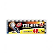 Pilha Alcalina Aa 1,5v Lr6gcp (c-40 Pilhas) Toshiba