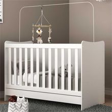 Berço Multifuncional 4 em 1 Vira Escrivaninha Evolution