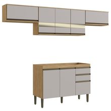 Conjunto Cozinha 4 Peças A3495 Mel Off White