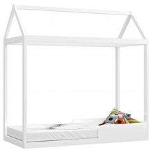Cama Infantil Montessoriano Branco Brilho Móveis Canaã