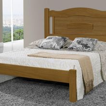Cama Queen Size Paris de Madeira Tauari Imbuia