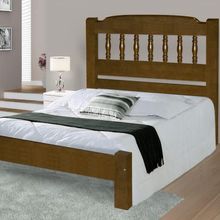 Cama Queen Size Viena Angelim Pedra/tauari Imbuia