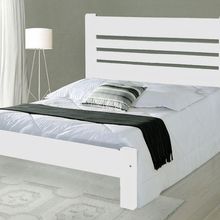 Cama Queen Size Moscou Angelim Pedra/tauari Branco
