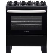 Fogão 5 Bocas Atlas Agile UP Glass Mesa Vidro Automático