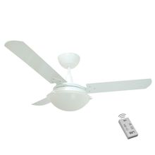 Ventilador Strill Branco 220V 3 Pás Branca E Controle Remoto