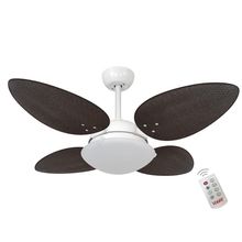 Ventilador Premium Tabaco 110V E Controle Remoto
