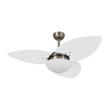 Ventilador De Teto Dormamu Bronze 3 Pás Branco 220V