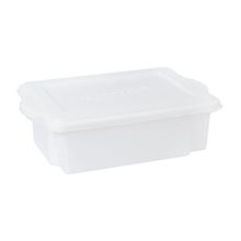 Caixa Plástica Empilhável Com Tampa 10l Plasvale - 44x29x13cm (cxlxa) Branco