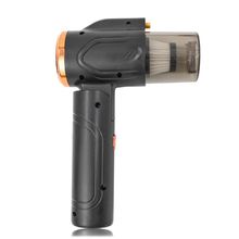 Mini Aspirador De Po Portatil Vertical Usb Recarregavel 2 Em 1 Retratil Automotivo Sofa Preto