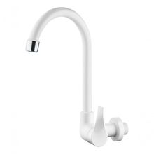 Torneira Parede Bica Móvel Twist Color Branca 1/2