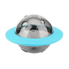 Brinquedo Interativo Pets Bola Dispenser De Petiscos E Raçoes Tigela Alimentador Para Cachorro Gatos Divertido Azul