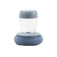 Escova Limpeza Com Dispenser Detergente Palha De Aço Cozinha Esponja Limpa Panela