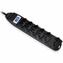 Filtro De Linha 6 Tomadas Linear 1 Metro Preto Wi221 [f018]