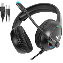Headset Gamer Fortrek Holt P2 + Usb Rgb Preto [f002]