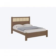 Cama Casal Primícia Plus 100% Mdf - D Doro Castanho/linho
