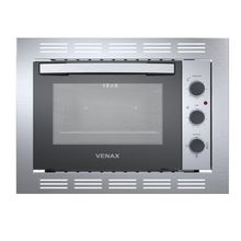 Forno de Embutir Elétrico Venax Grand Gourmet 45L Inox Preto 220V